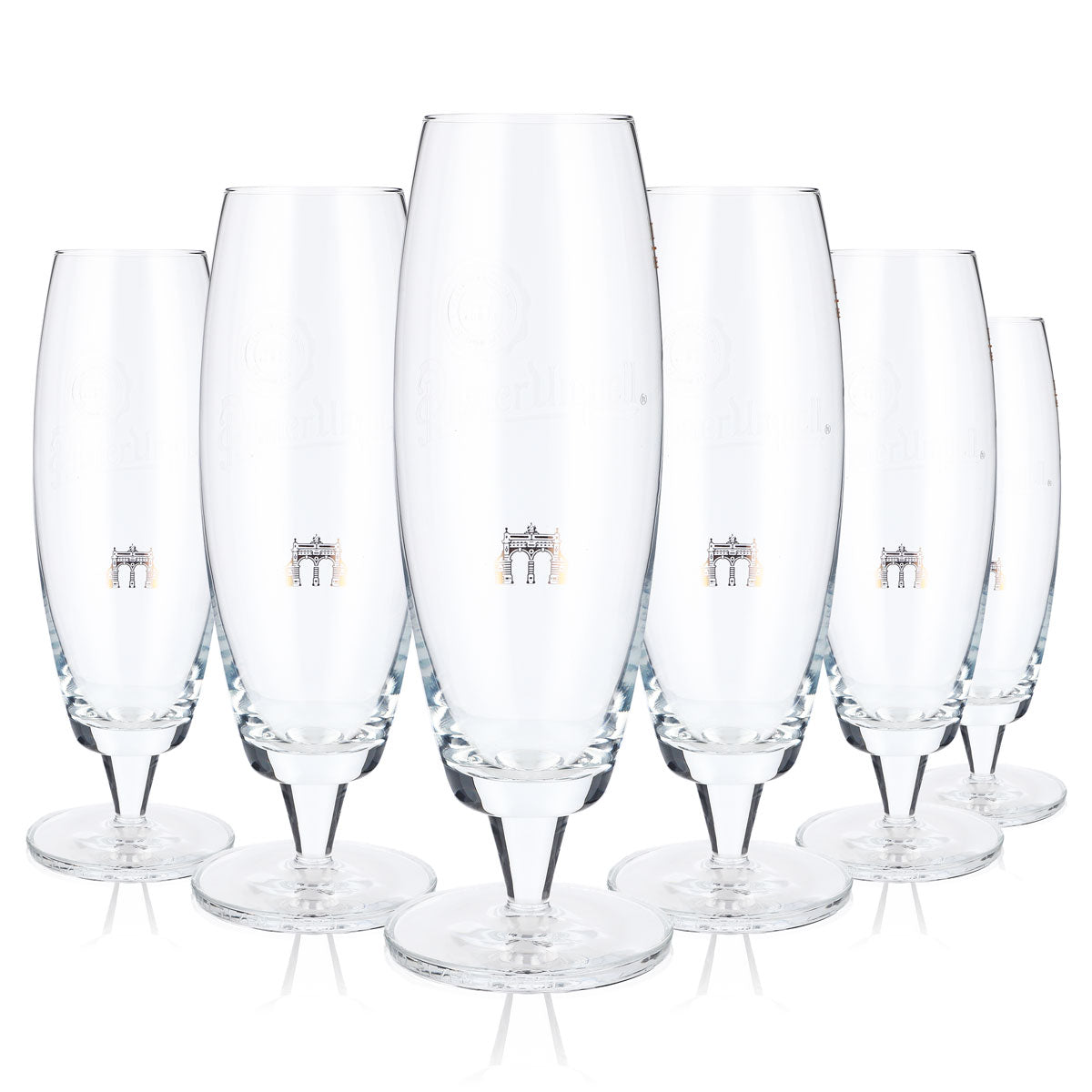 6 verres à bière Pilsner Urquell 0,5 l Verres à bière Verres en forme de coupe Relief dans le pied – Vue 10