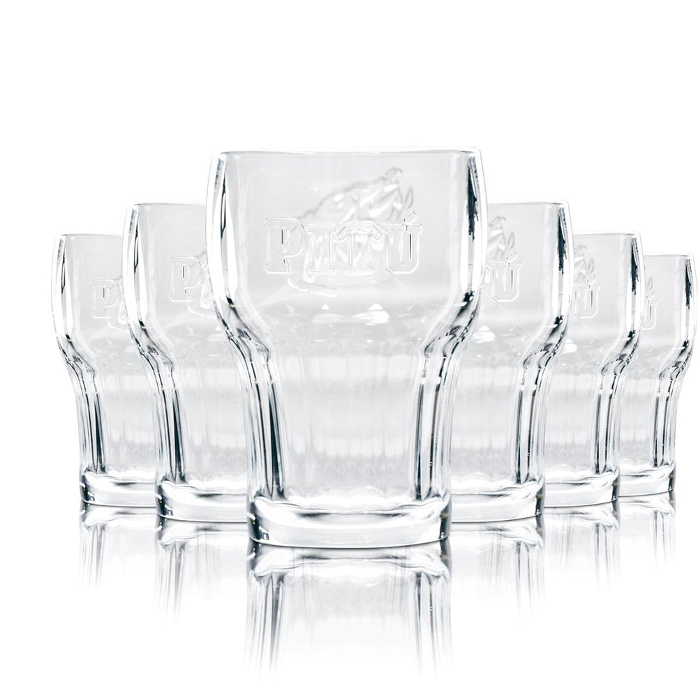 6 verres à long drink Pitu Cachaca gravés
