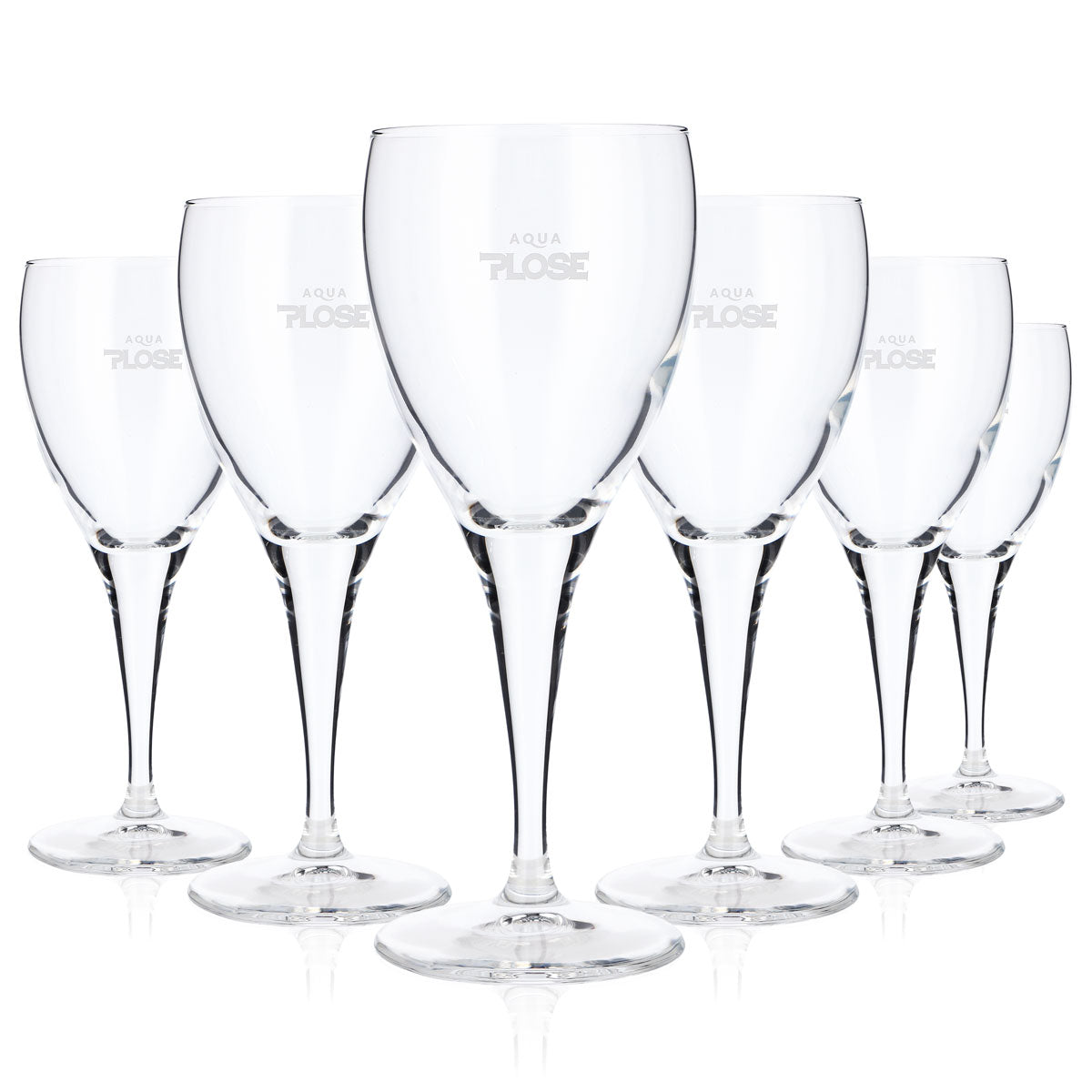 6 verres à eau Plose 0,23 l Verres à pied Logo satiné Aucun – Vue 5