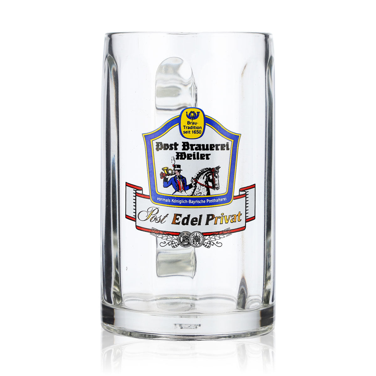 6x Post Brauerei Weiler Verres à bière Verres à bière 0,3 l Chope à bière – Vue 2
