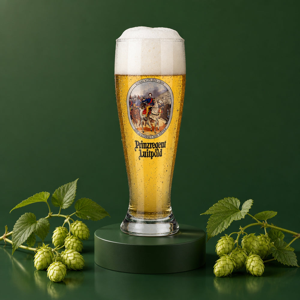 6 verres à bière Prinz Luitpold 0,5 l Verre à bière blanche Prinzregent Luitpold