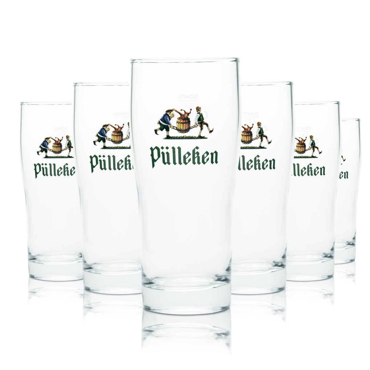 6x Pülleken Verre 0,3 l Verres à bière Gobelet Tige Bière blonde Brewhouse Veltins