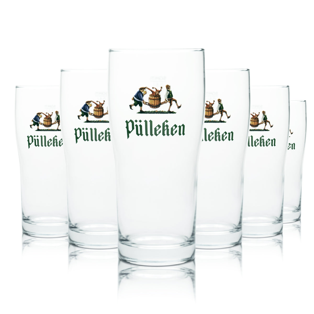 6x Pülleken Verre 0,5 l Verres à bière Gobelets Tige Coupe Brewhouse Helles Veltins
