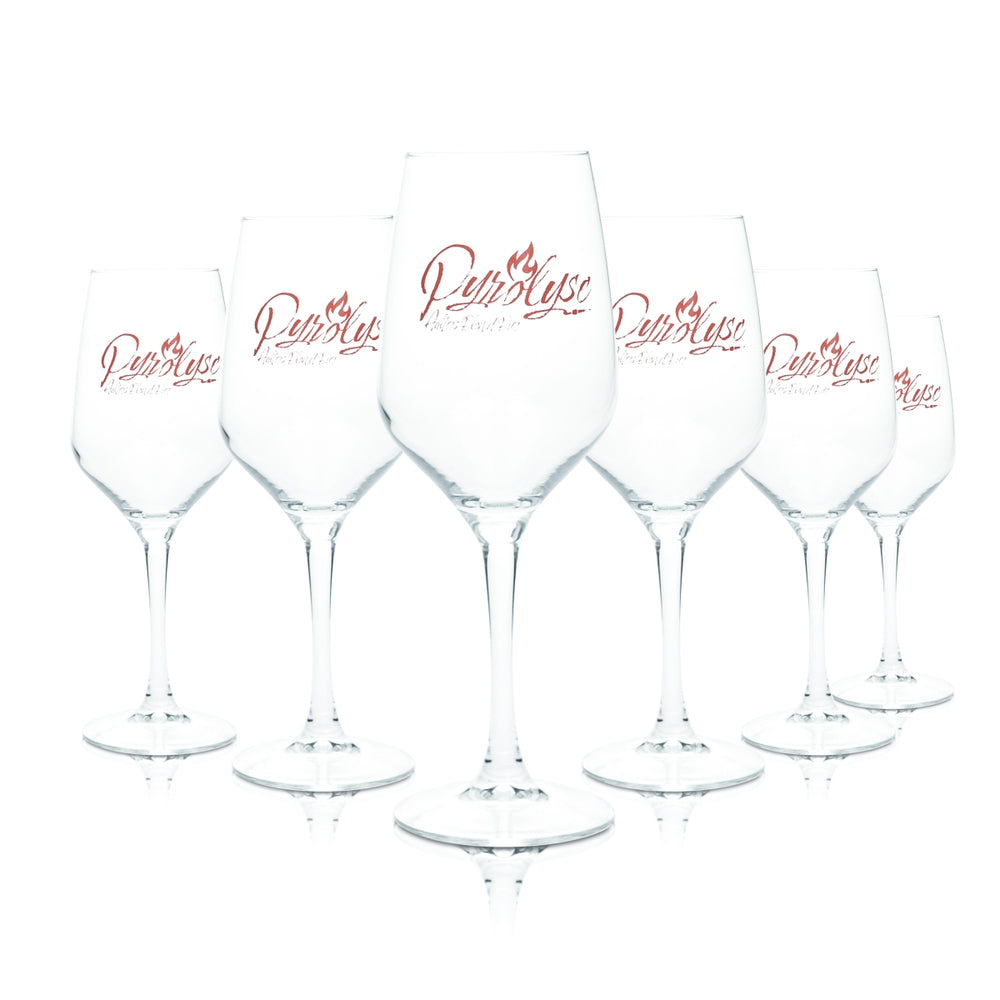 6 verres à bière pyrolysés 0,44 l, forme tulipe, Belgian Blonde BeerSelect Brew