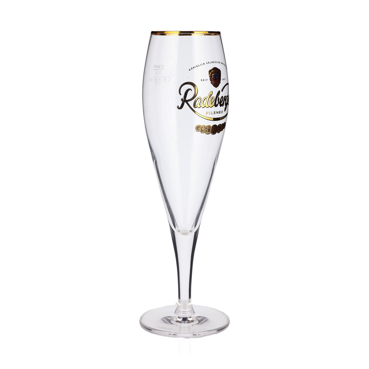 Lot de 6 verres à bière Radeberger de 0,3 l : verre à pils, verre à bière Sahm, verre tulipe – Vue 3