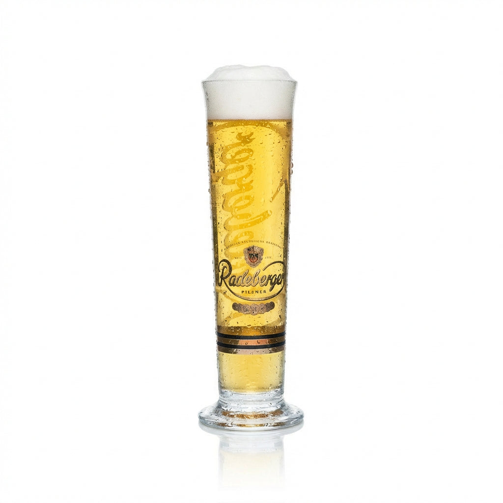 6 verres à bière Radeberger 0,3 l, forme tulipe, scène de bière, verres à pils, gastronomie – Vue 2