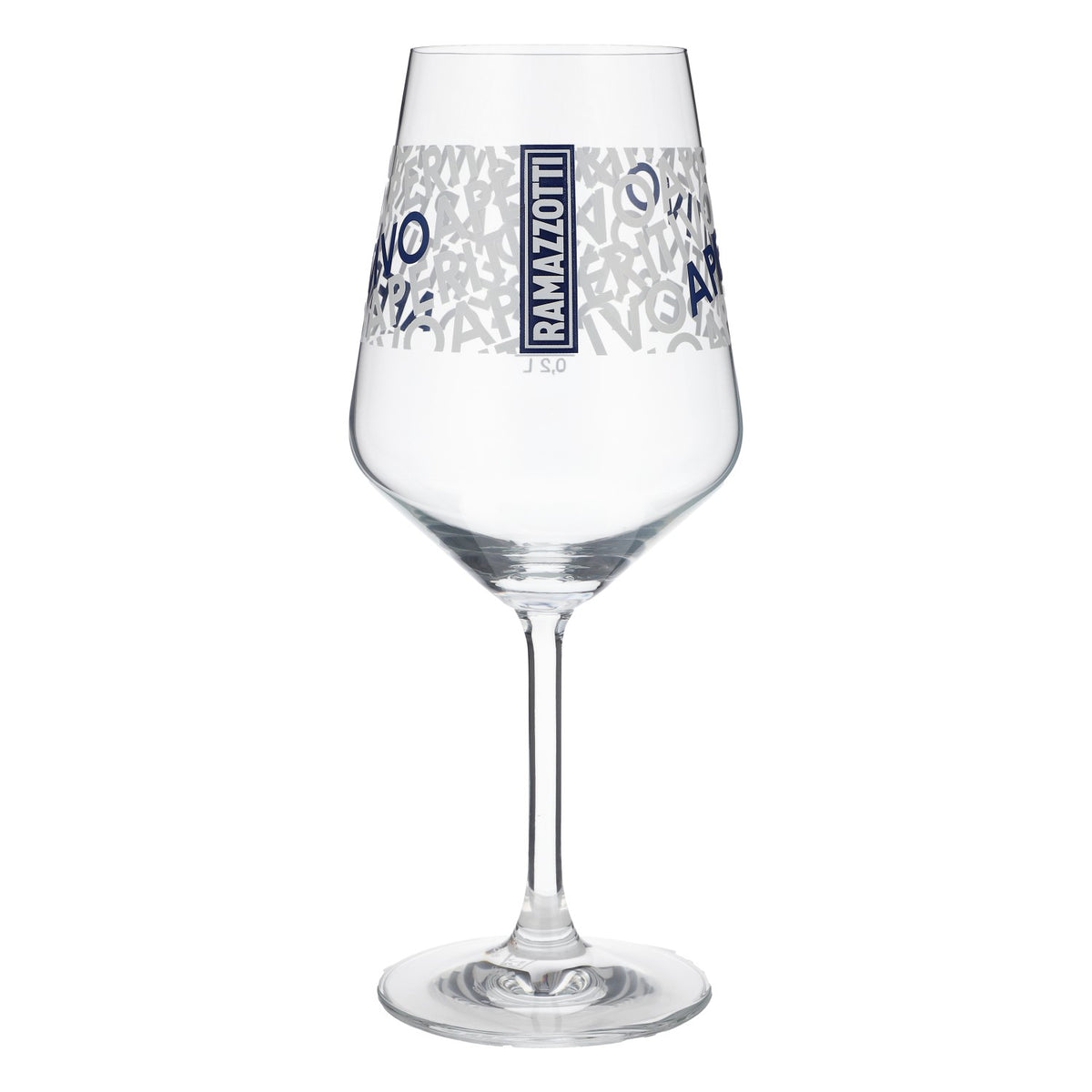 6 verres à apéritif Ramazzotti 0,5 l calibrés, pied, cocktail Spritz, impression – Vue 3
