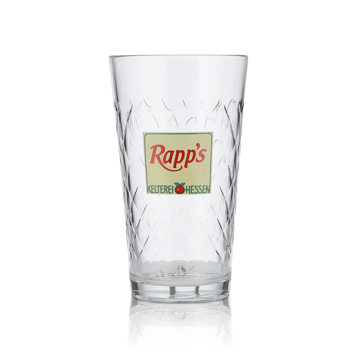 6x Rapps verre 0,25l cidre Willi gobelet set de verres à contours en relief – Vue 2