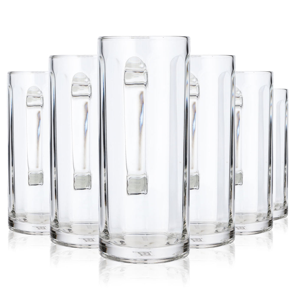6 verres à bière Rastal de 0,4 l, motif en relief (lot de 6)