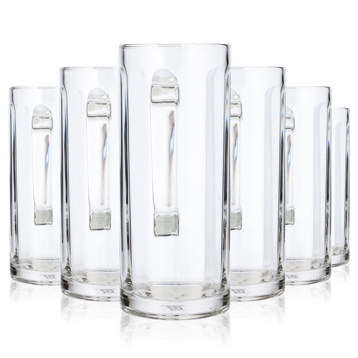 6 verres à bière Rastal de 0,4 l, motif en relief (lot de 6)