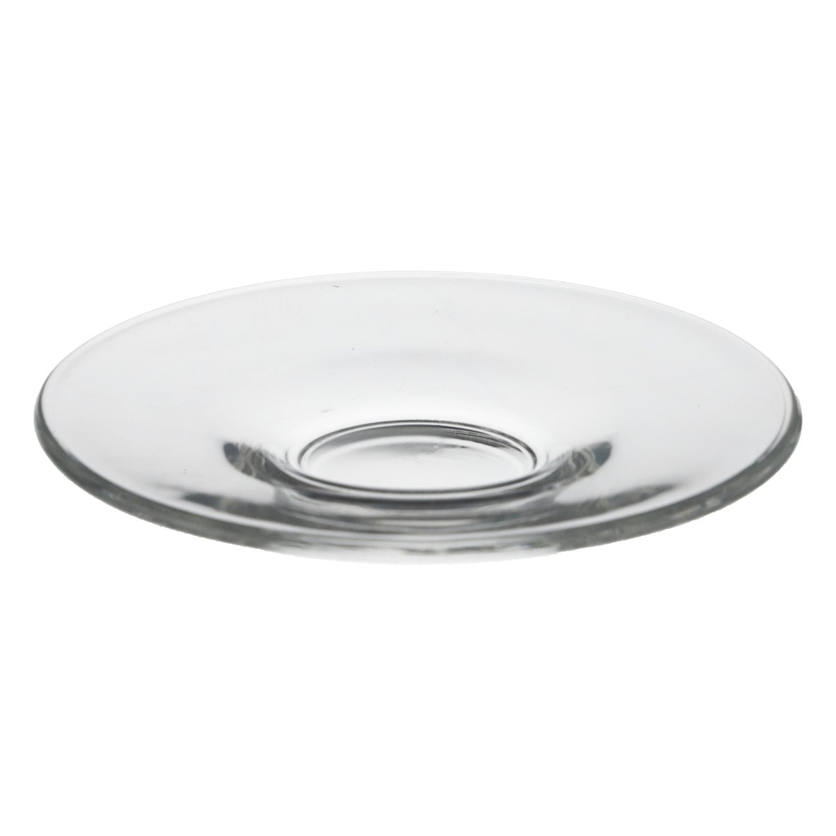 6 soucoupes en verre Rastal pour tasse à espresso Piattino transparent – Vue 3