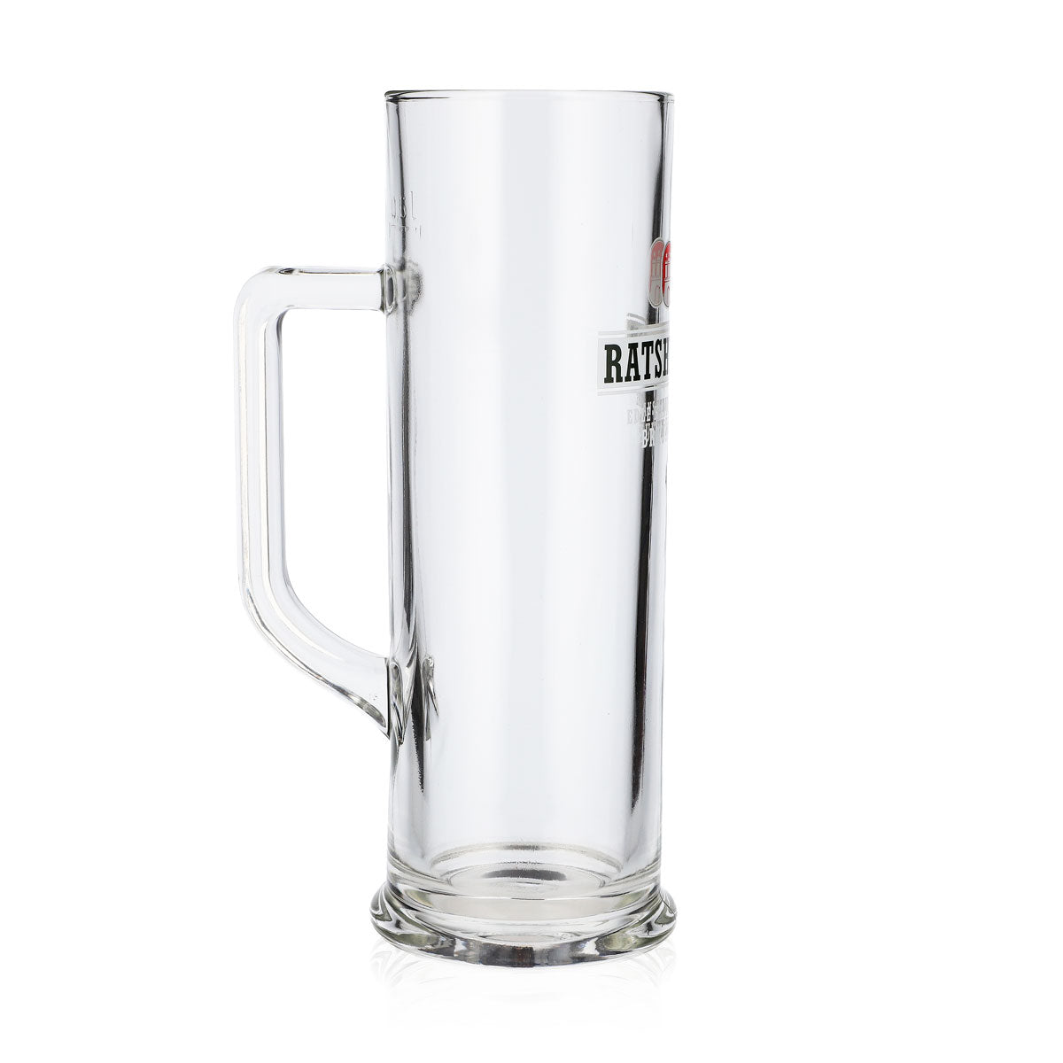 6 verres à bière « Ratsherrn » et chope de bière 0,5 l « Rastal » avec logo blanc « Hanseatische » (lot de 6) – Vue 4