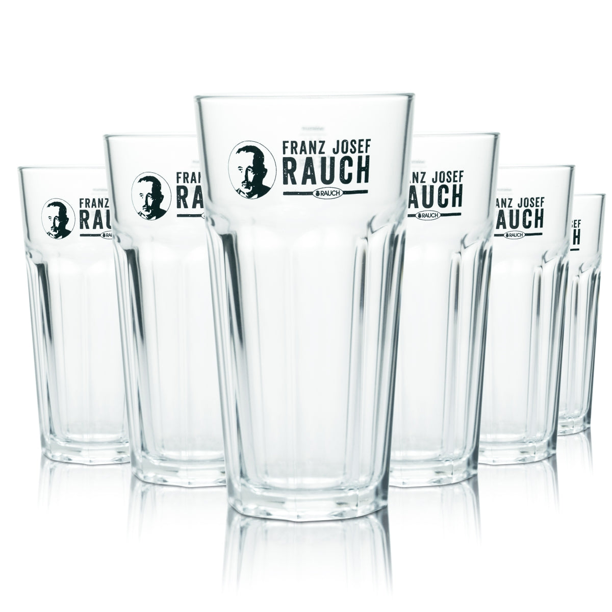 6x verre fumé 0,4 l verre à long drink verre à jus verre gastronomique chêne Franz Josef