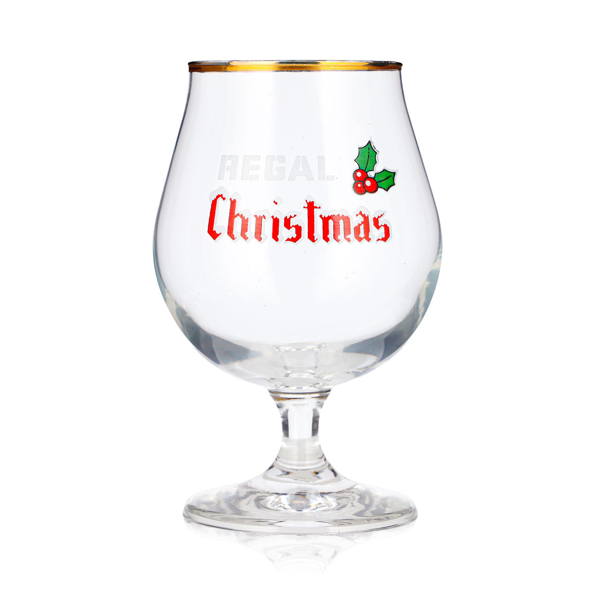 Lot de 6 verres à bière « Regal » 0,5 l, modèle « Christmas Pokal » à bord doré, marque Durobor (lot de 6) – Vue 3