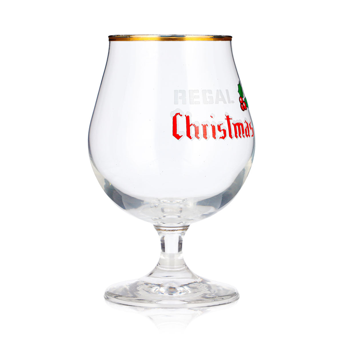Lot de 6 verres à bière « Regal » 0,5 l, modèle « Christmas Pokal » à bord doré, marque Durobor (lot de 6) – Vue 4