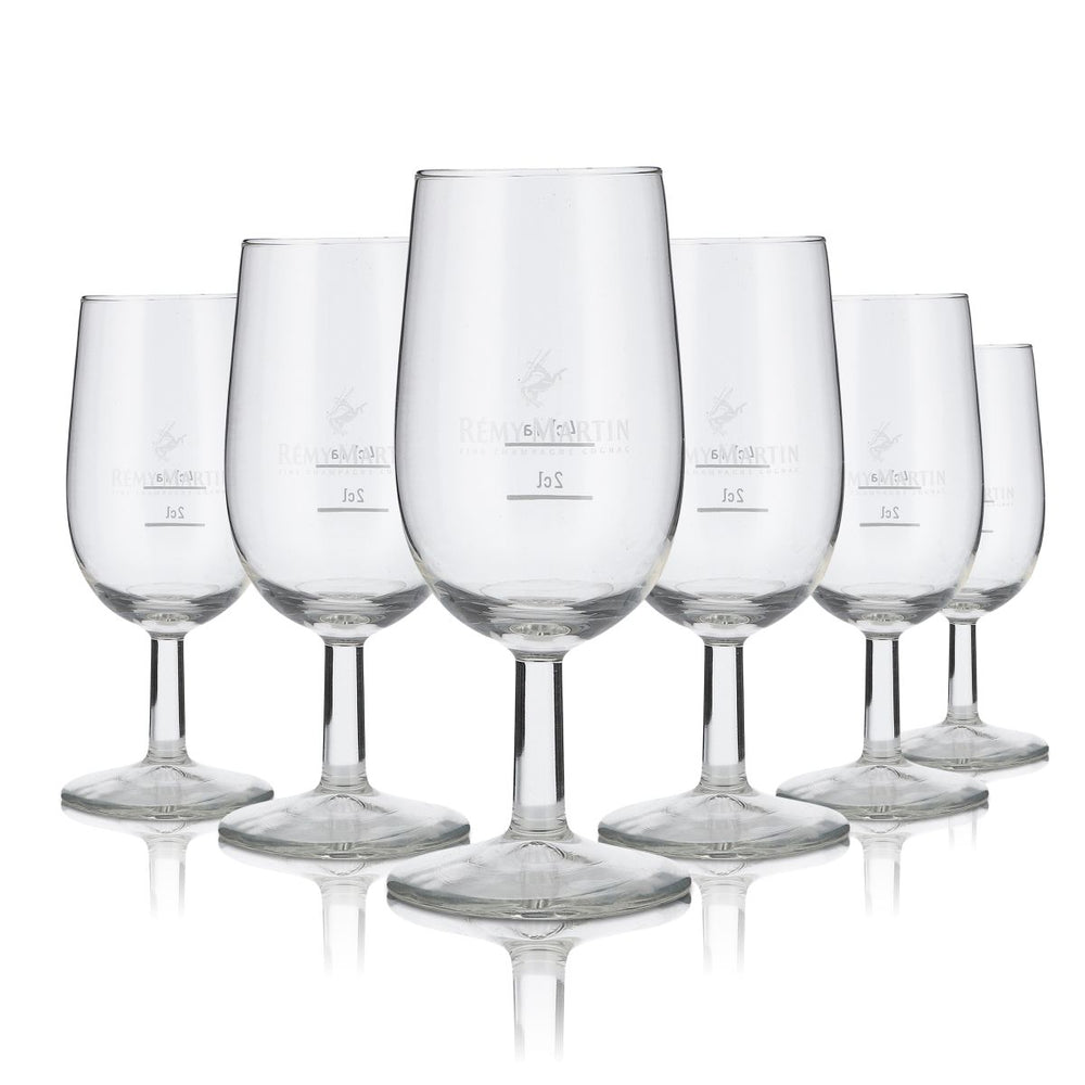 6 verres Remy Martin 0,14 l, ensemble de verres à cognac, dégustation, nez, brandy