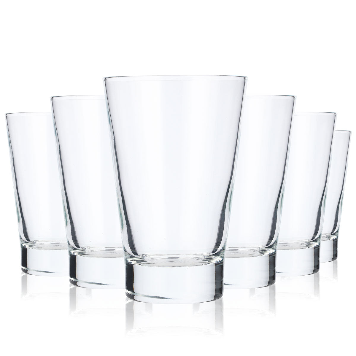 6 verres à eau Rhodius Verres à eau 0,29 l Gobelets Forme en V Inscription au fond – Vue 5