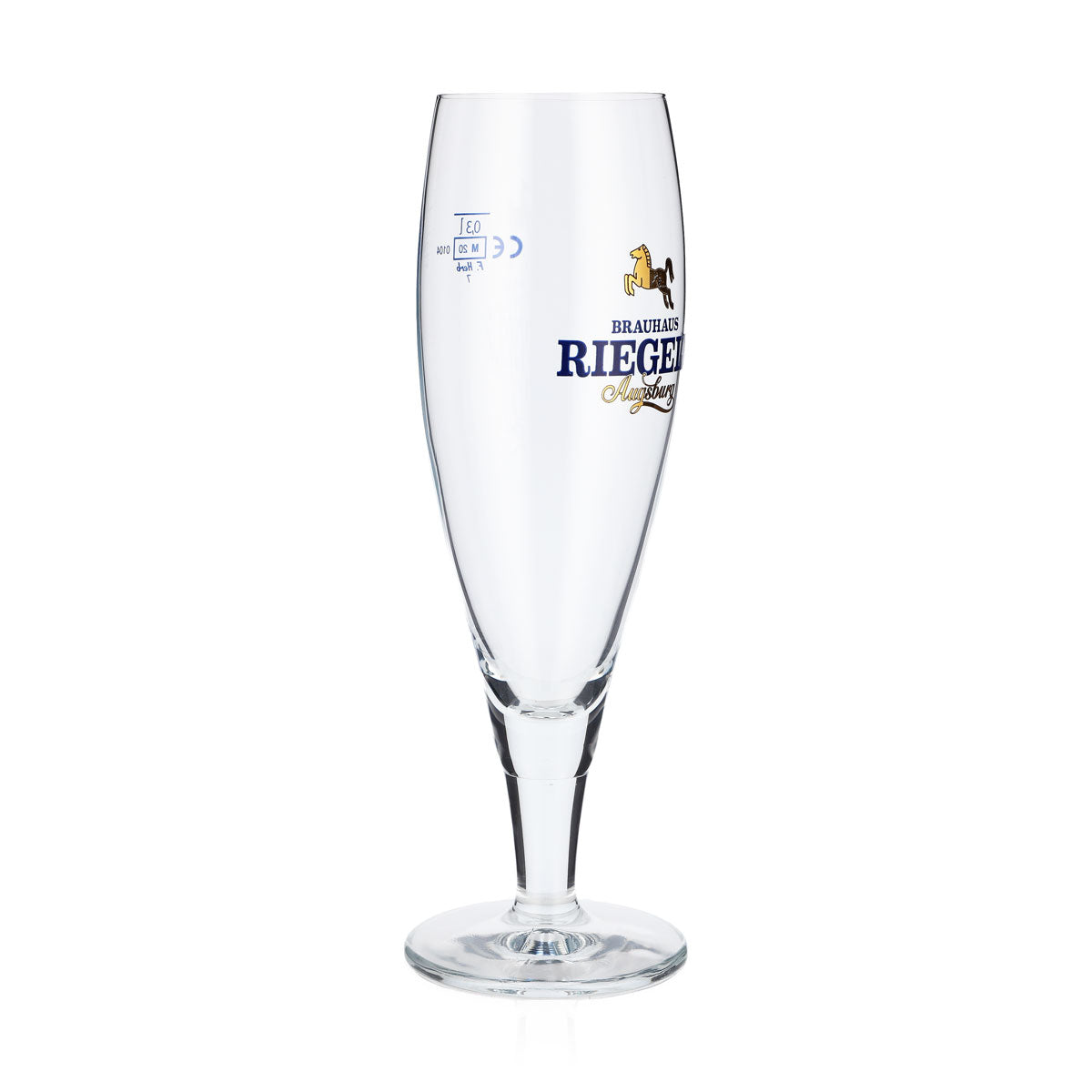 6 verres à bière Riegele 0,3 l Verres à bière en forme de coupe Verres à bière en forme de tulipe – Vue 3