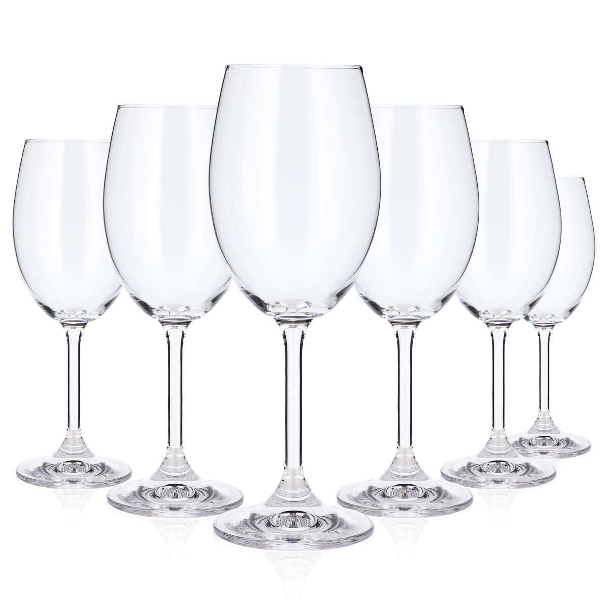 6 verres à vin Rio, verres à pied de 0,25 l, verres à vin blanc « Chardonnay » (lot de 6)