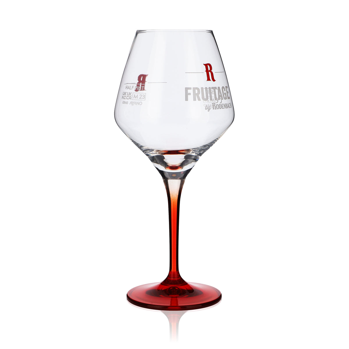 6 verres à bière Rodenbach  Verre ballon 0,25 l à pied rouge Belgique « Fruitage » – Vue 3