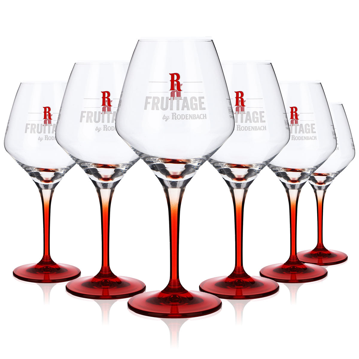 6 verres à bière Rodenbach  Verre ballon 0,25 l à pied rouge Belgique « Fruitage » – Vue 7