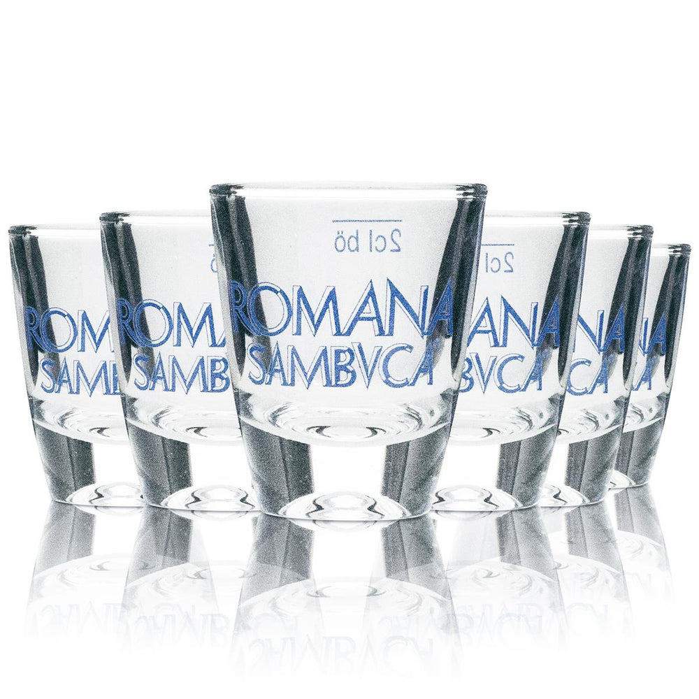 6x Verre à shot Romana Sambuca 2 cl