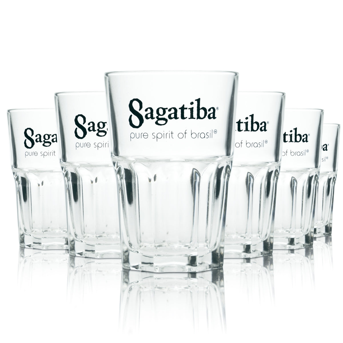 6 verres à cocktail Sagatiba 0,35 l pour long drinks, cachaça, mojito, bar gastronomique