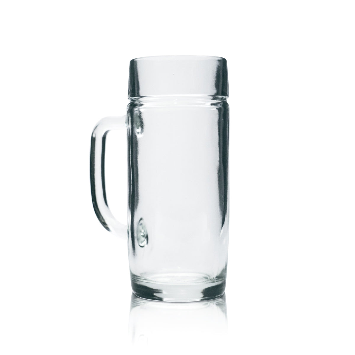6x chope à bière Sahm en verre 0,5 l, chope vierge sans impression, chope à bière, verres Seidel, chêne – Vue 3
