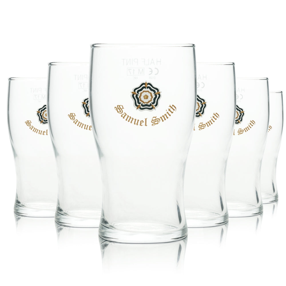 6 verres à bière Samuel Smith 0,3 l, 1/2 pinte, bière artisanale ARC England Willi Cup