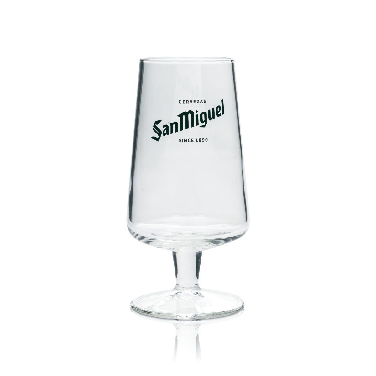 6 verres à bière San Miguel 0,2 l, forme tulipe, Espagne, vacances, verres Especial Beer – Vue 3