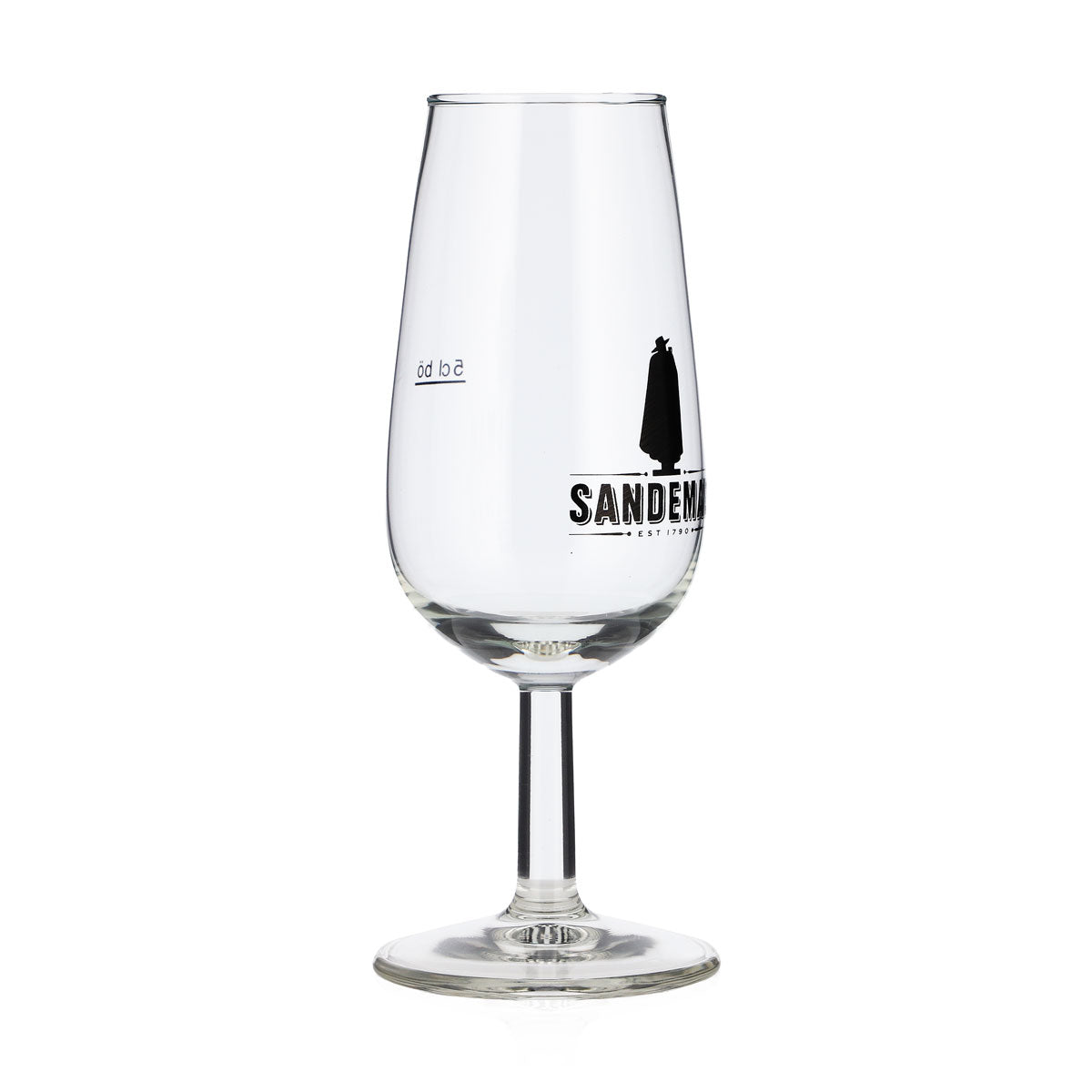 6 verres à vin Sandeman 5 cl, verre à dégustation avec logo noir (lot de 6) – Vue 2