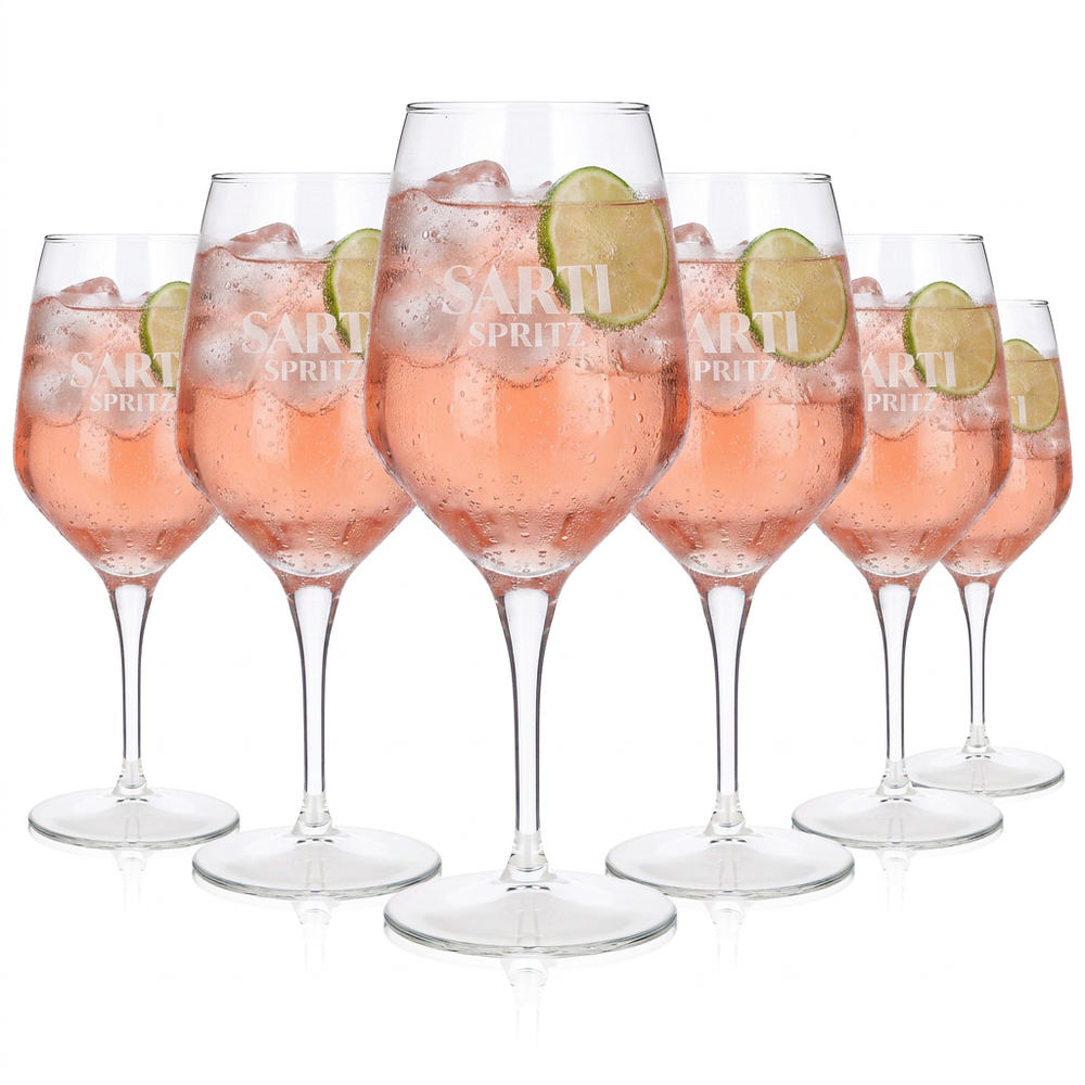6 verres à cocktail Sarti 0,44 l Verres à vin Sarti Rosa Spritz Apéritif
