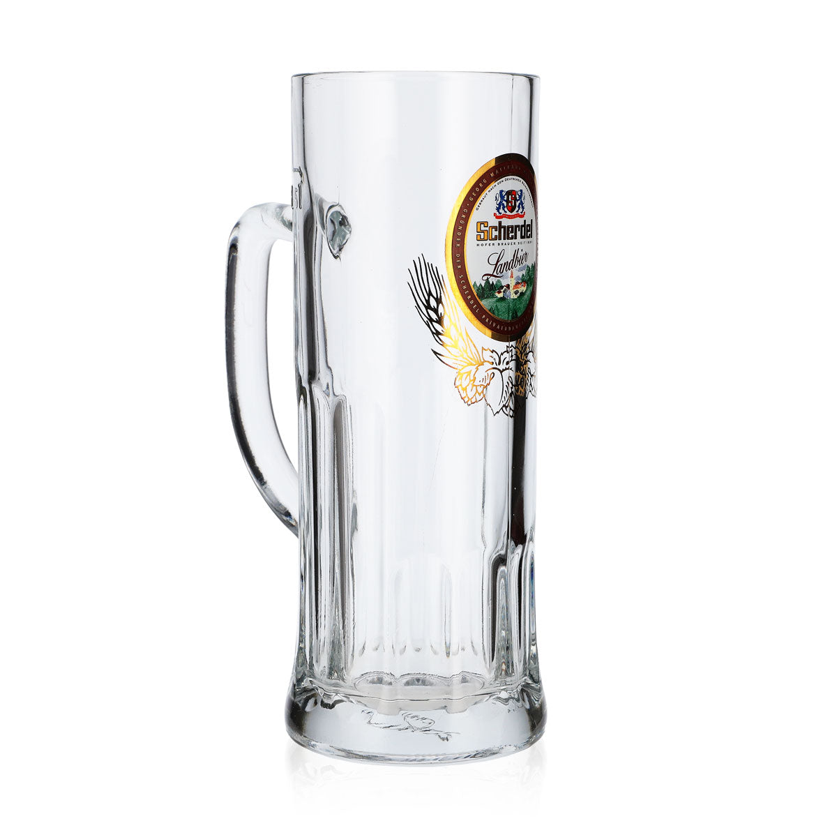 6 verres à bière Scherdel Bierseidel 0,5 l avec décor doré en relief – Vue 3