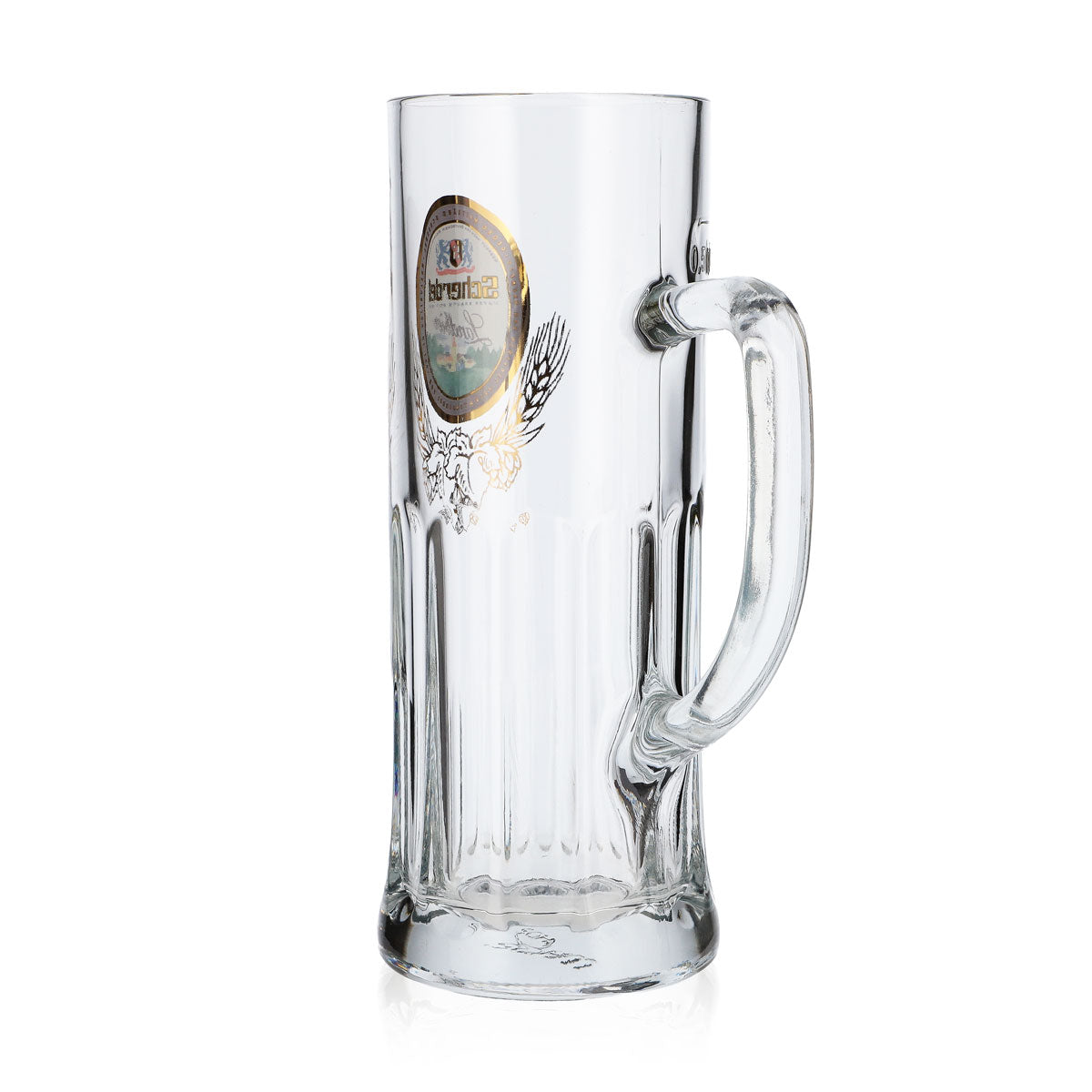6 verres à bière Scherdel Bierseidel 0,5 l avec décor doré en relief – Vue 5