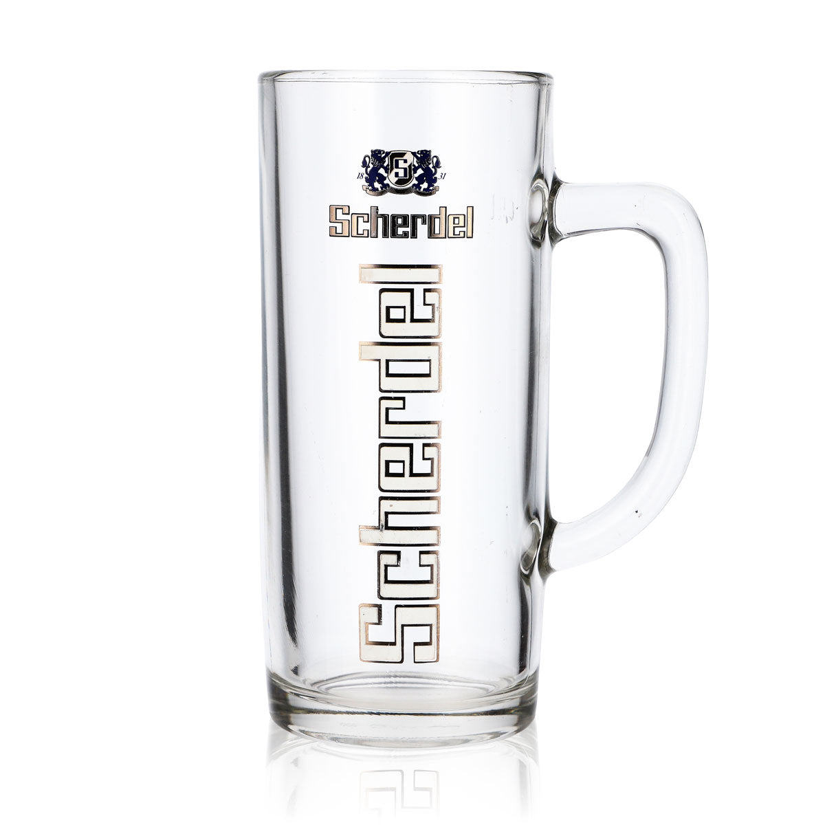 6x  Verre à bière Scherdel Bierseidel Bierhumpen 0,5 l Kruge Inscription verticale – Vue 2