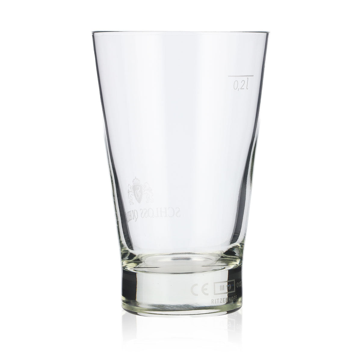 6x Verre à eau Schloss Quelle 0,2 l Verres à eau Tasses en forme de V – Vue 4