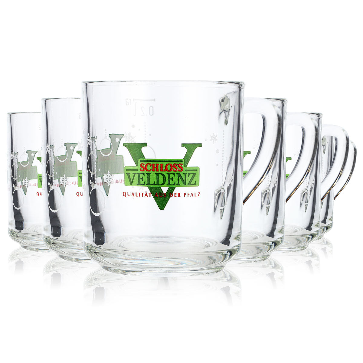 6x Château de Veldenz Tasse à vin chaud Verre à jus 0,2 l Tasse de Noël Rastal – Vue 7