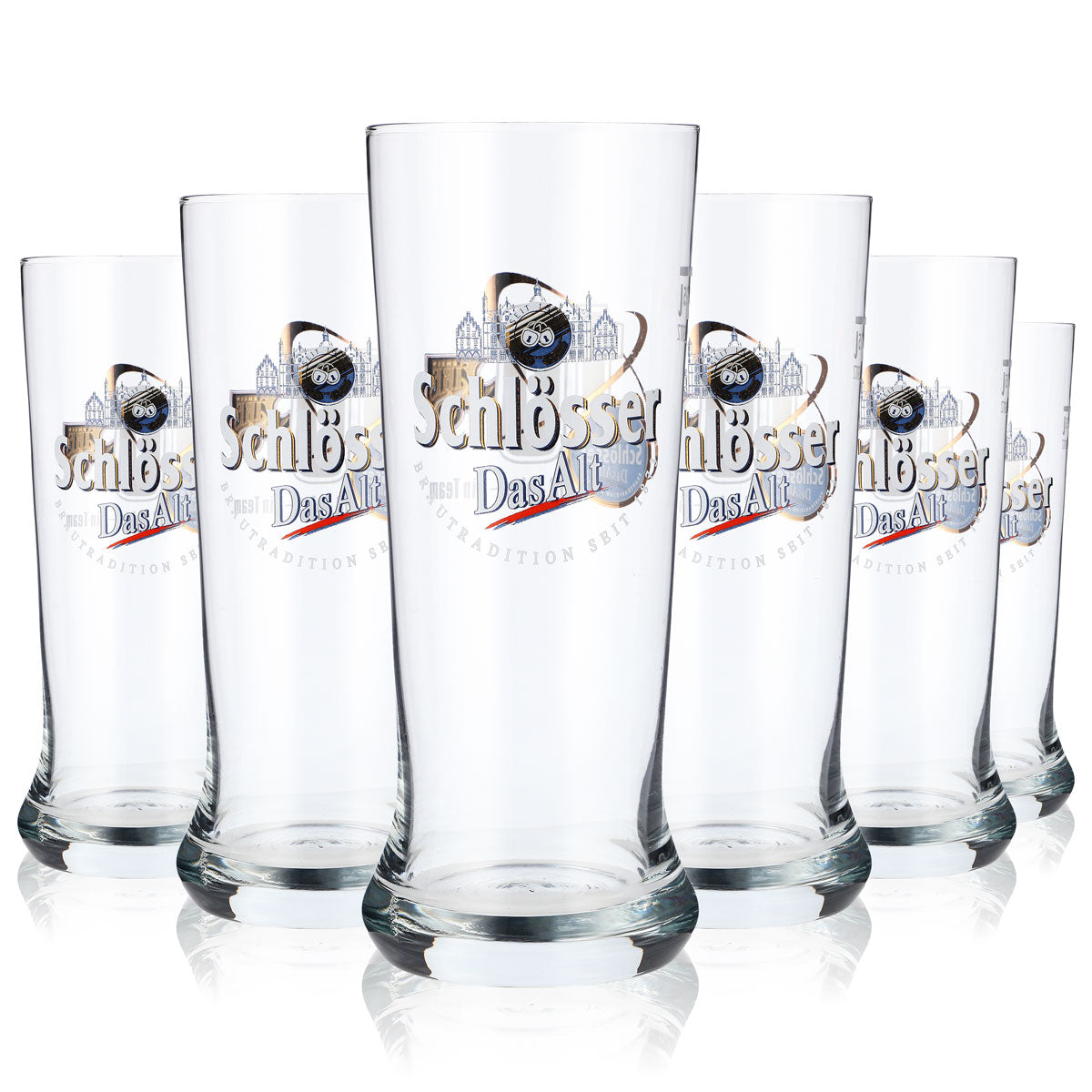 6 verres à bière Alt Bier 0,25 l Verres à pied Gobelets « 10 ans » – Vue 6