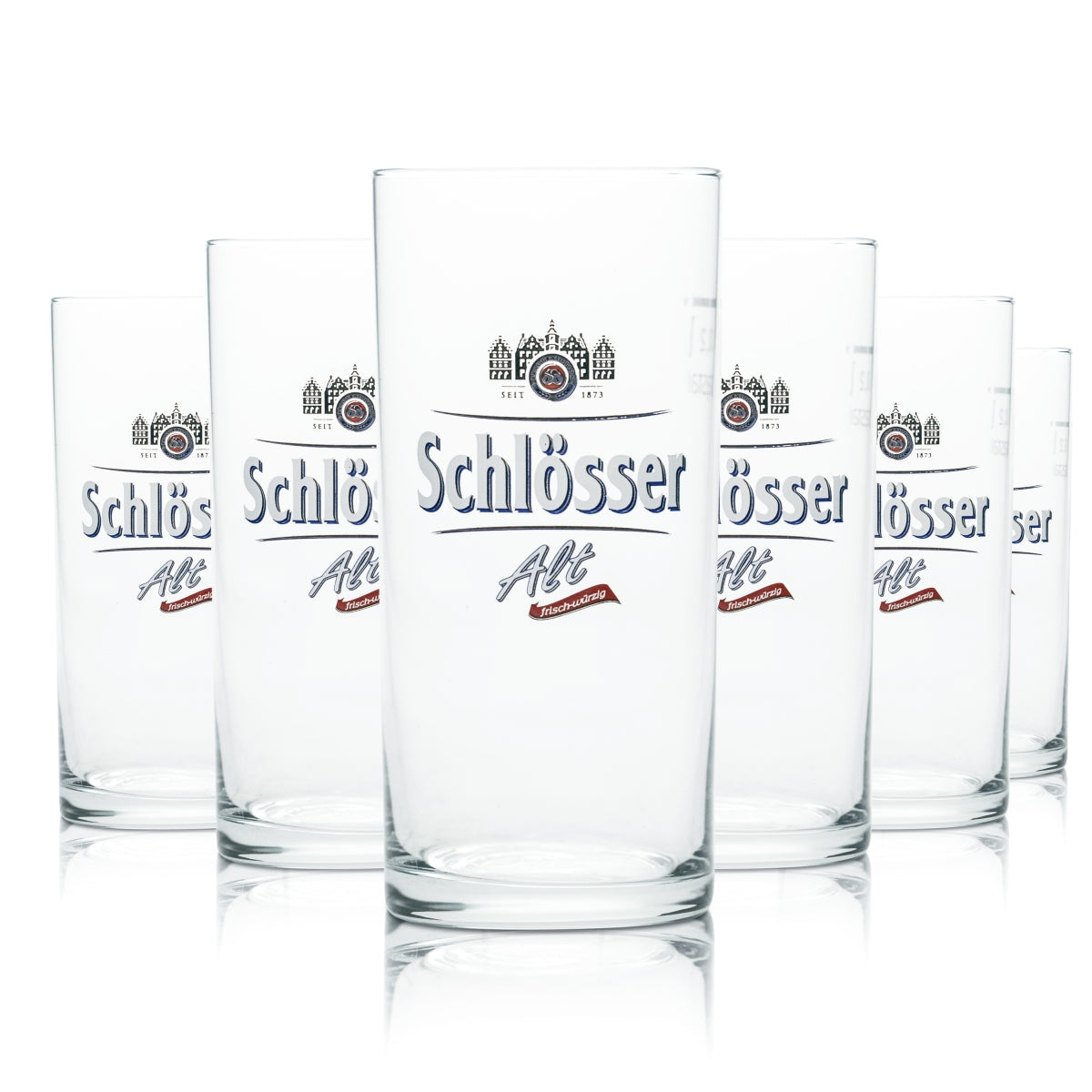 6x verres à bière Alt Bier 0,2 l, verre droit, verres à bière Kölsch, brasserie, bar