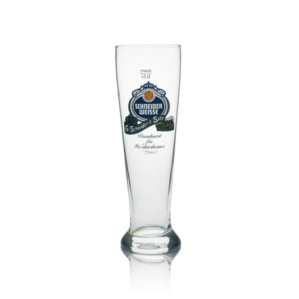 6 verres à bière Schneider Weisse « Braukunst » pour les amateurs de bière blanche, 0,5 l Sahm – Vue 2