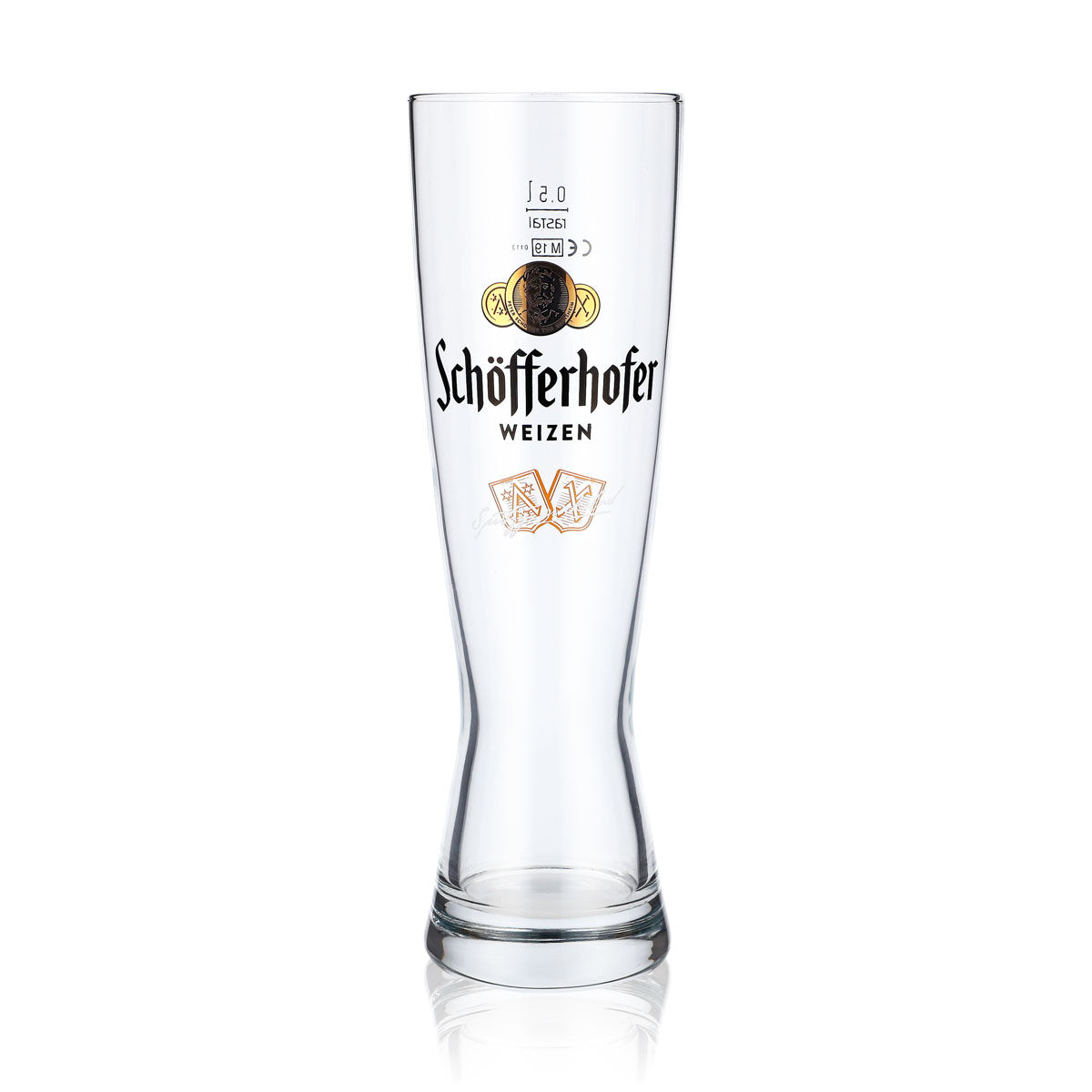 6 verres à bière Schöfferhofer 0,5 l Verre à bière blanche « Spritzig Prickelnd » Sahm – Vue 2