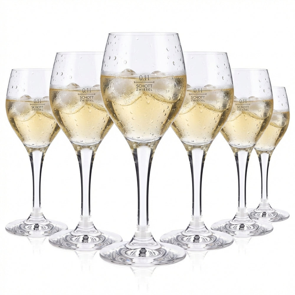 6x Verres à cocktail Schott Zwiesel Verres à pied 0,1 l Verres à flûte