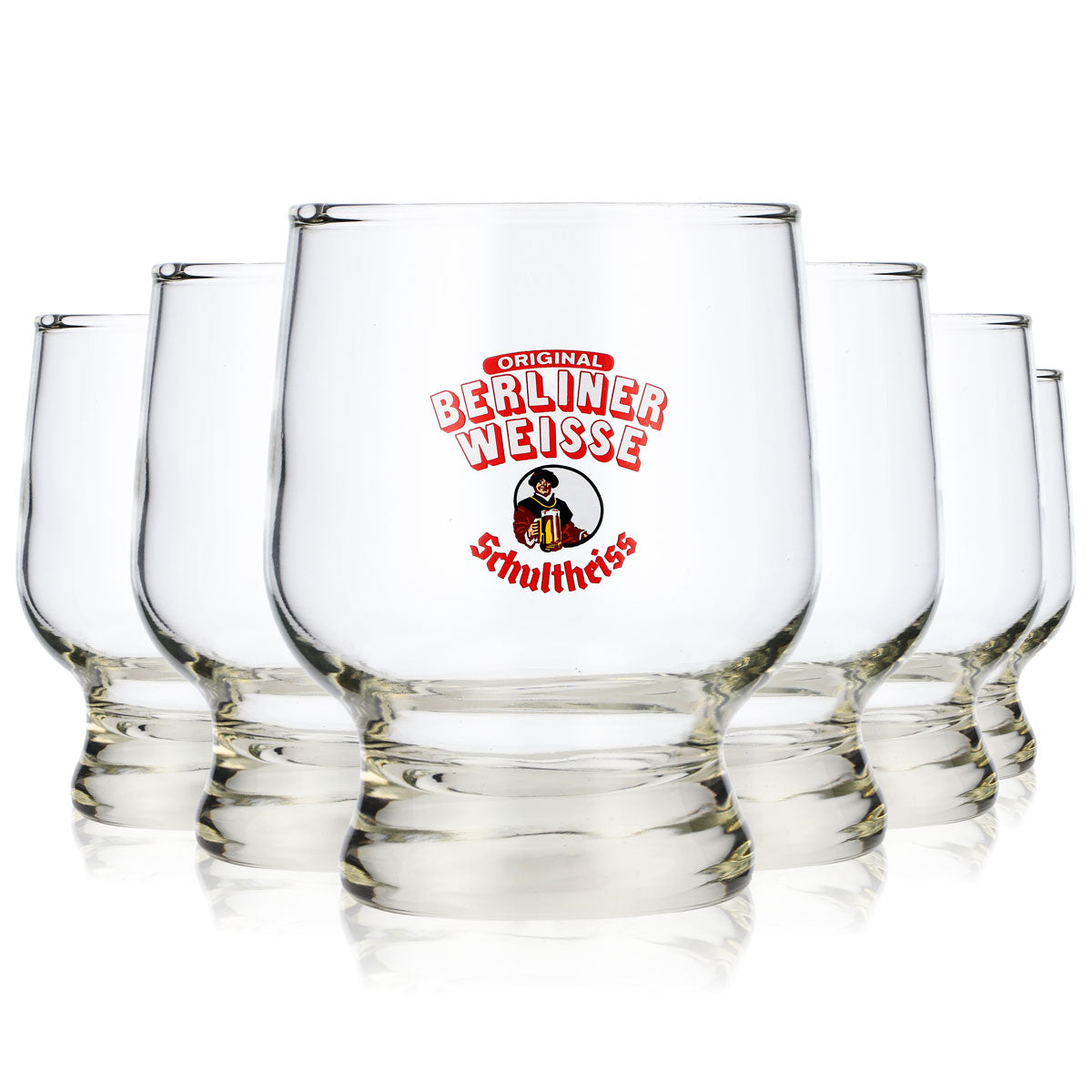 6 verres à bière Schultheiss 0,3 l « Berliner Weisse » – Vue 5