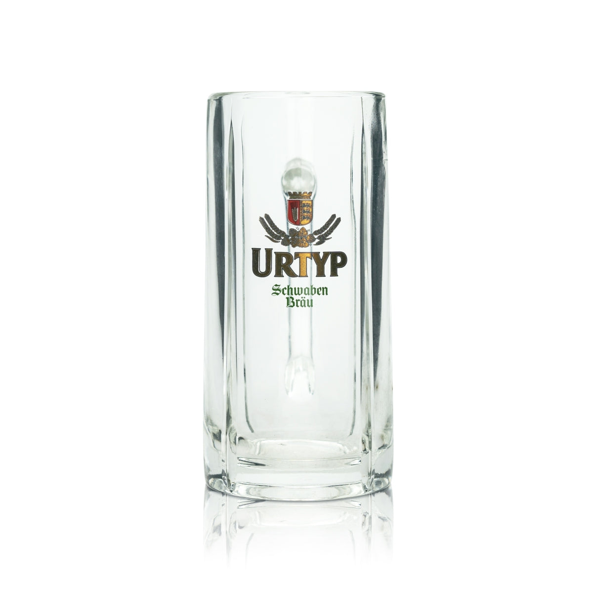 6 verres à bière Schwaben Bräu 0,3 l, chope Urtyp Seidel avec anse, verres à bière, chopes – Vue 2