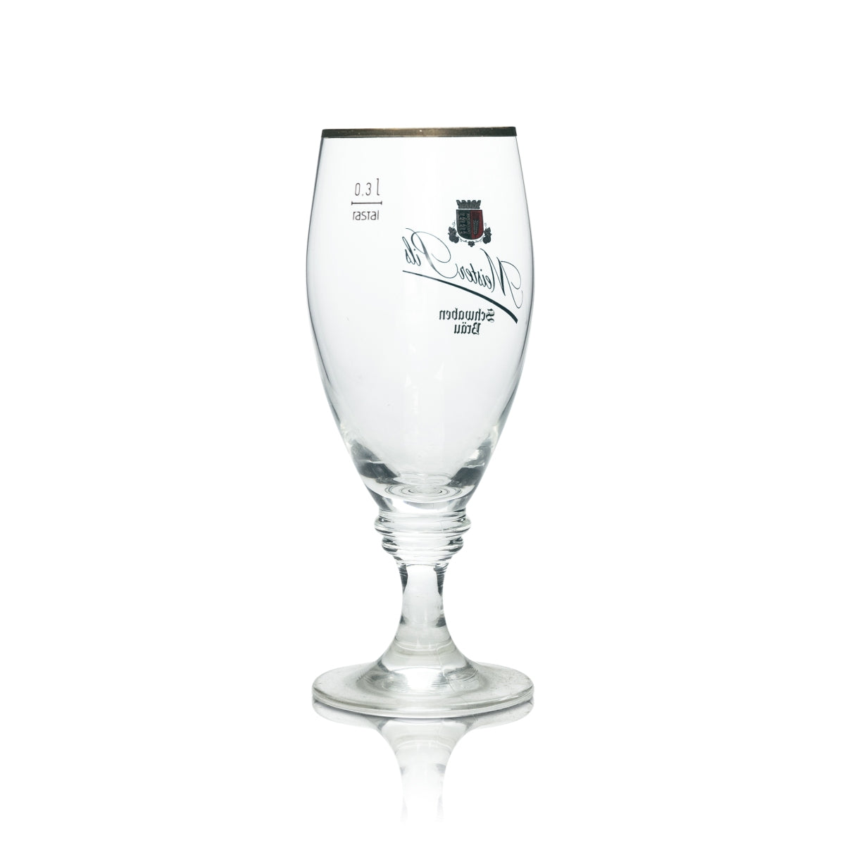 6 verres à bière Schwaben Bräu 0,3 l tulipe Meister Pils blason Rastal coupe verres à bière – Vue 4