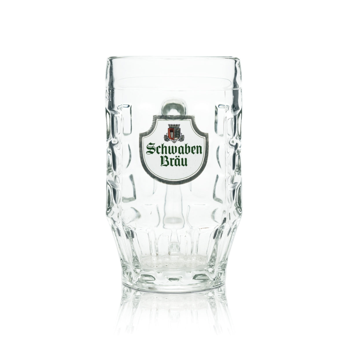 6 verres à bière Schwaben Bräu 0,5 l, chopes Seidel avec anse, brasserie Beer – Vue 2