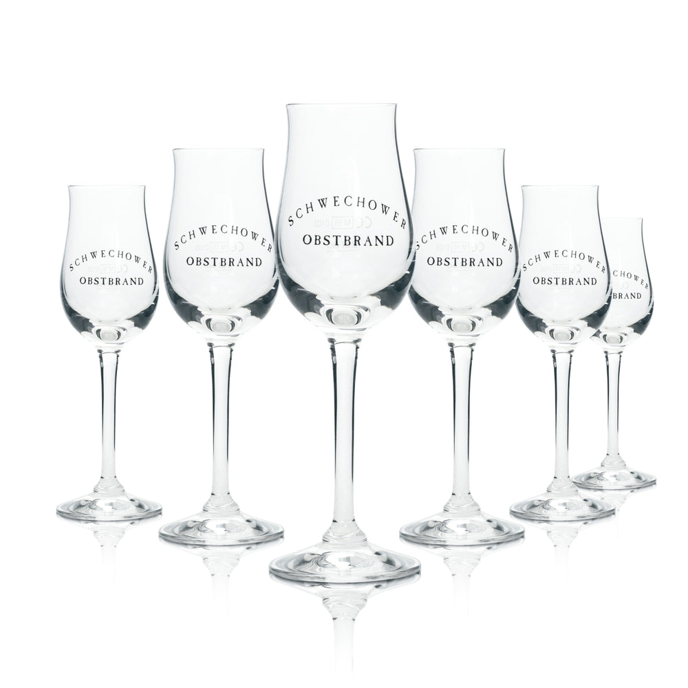 6x Verre à eau-de-vie de fruits Schwechower Nosing 2 cl Verres courts Dégustation Sommelier