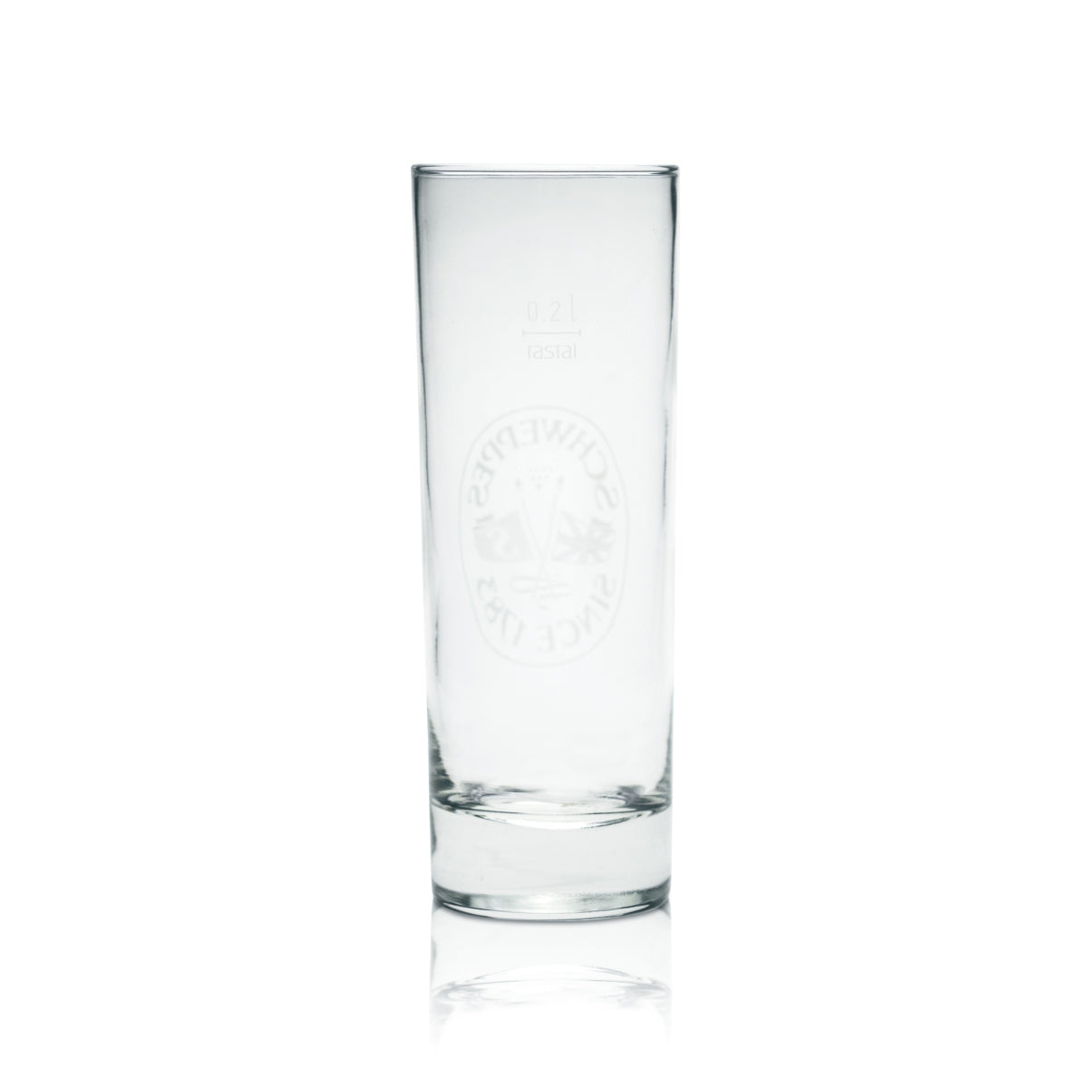 6x Schweppes verre 0,2 l verre à soda verre à cocktail verre à pied calibré rétro tonic – Vue 3