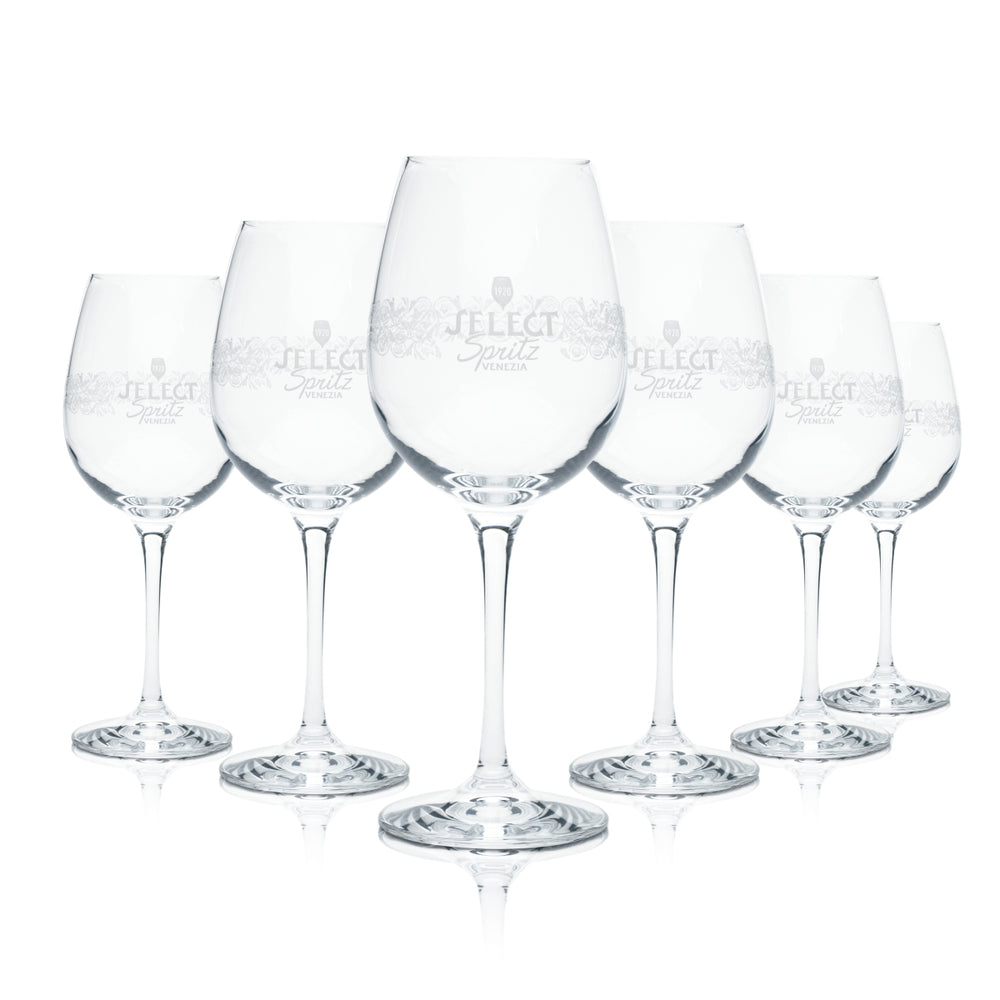 6x Select Spritz Venezia Verre à pied 0,4 l Verres à cocktail Longdrink Secco Bar