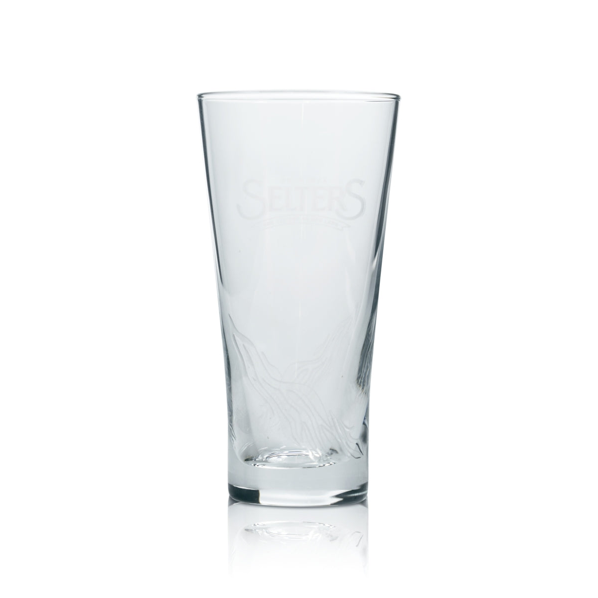 6 verres à eau Selters 0,1 l, forme en V, relief, contour, soda, restauration, hôtellerie – Vue 2